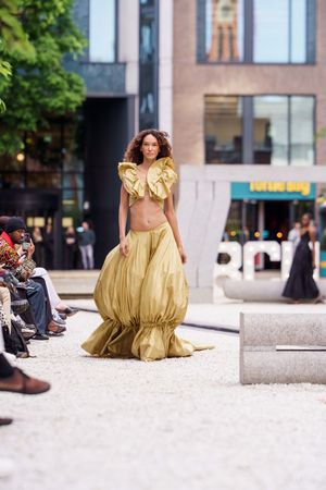 BCU Presents: 1000 Threads fashion show in Brindleyplace, Birmingham