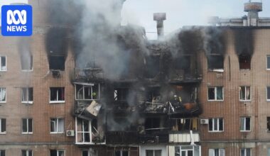 Russian drone and missile strike hits major Ukraine city, dimming peace hopes
