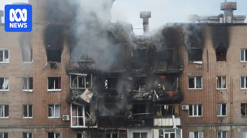 Russian drone and missile strike hits major Ukraine city, dimming peace hopes