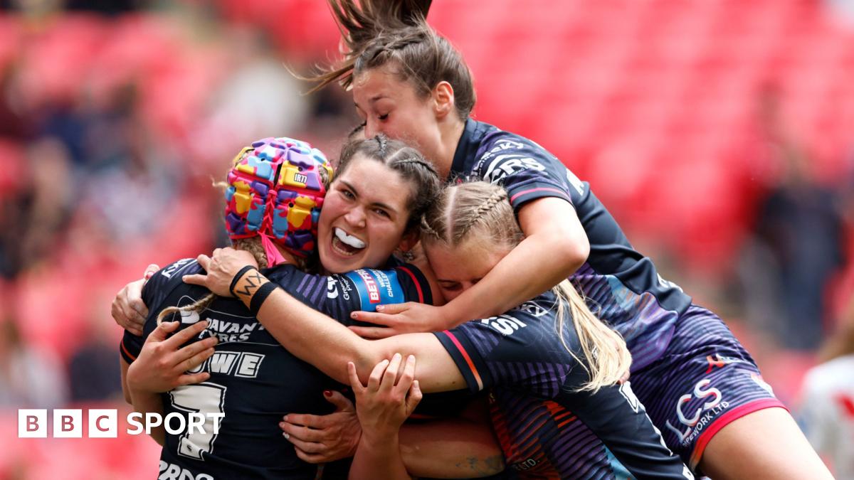Women's Challenge Cup final: Wigan Warriors thrash St Helens to win trophy for first time - as it happened