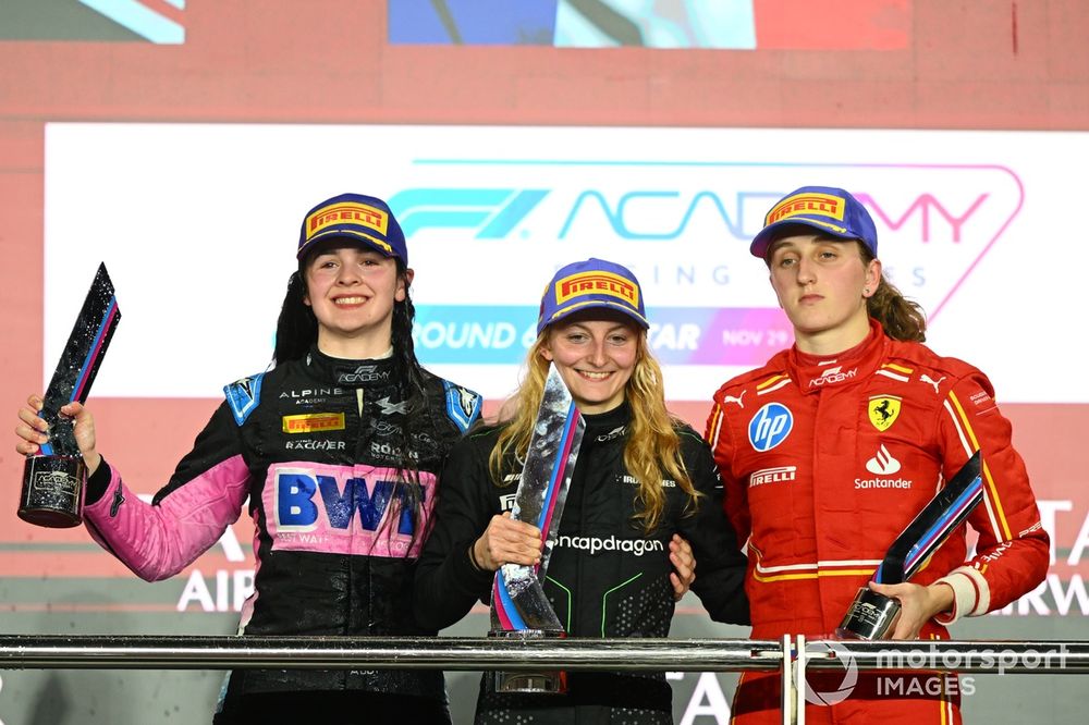 Doriane Pin, Abbi Pulling and Maya Weug