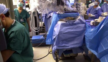 Robotic surgery performed remotely from the U.S. on a patient in Africa