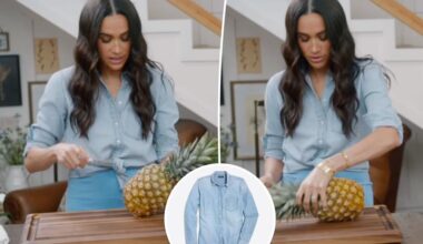 Meghan Markle wore this J.Crew chambray shirt that's on sale for $53