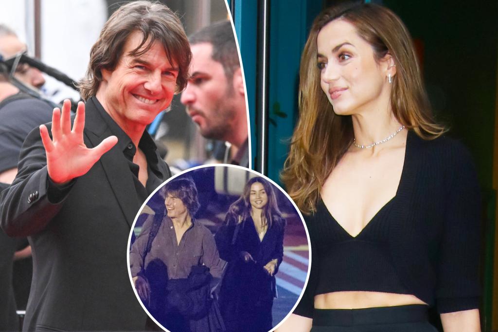 Tom Cruise and Ana de Armas spotted getting dinner at Annabel's in London
