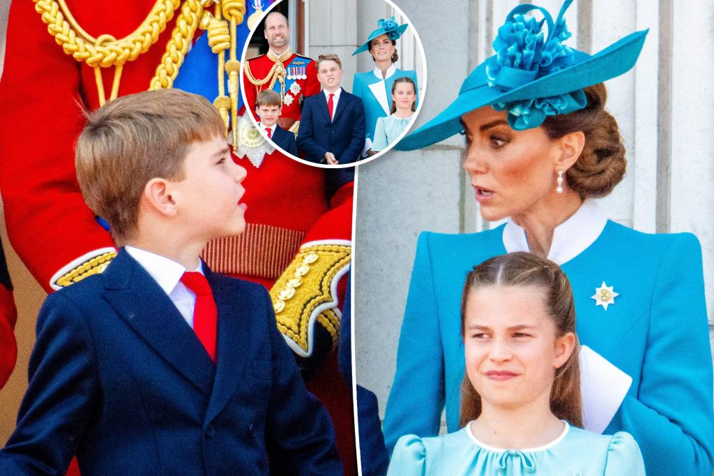 Kate Middleton's firm command to Prince Louis during Trooping the Colour revealed: lip reader