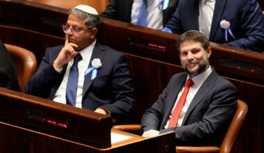 UK to impose sanctions on two far-right Israeli ministers over Gaza comments