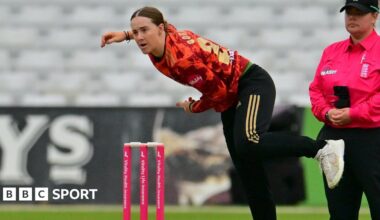 Kirstie Gordon bowling for The Blaze