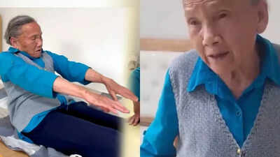 92-year-old Chinese grandma stuns netizens with her daily routine of 200 push-ups and 100 sit-ups
