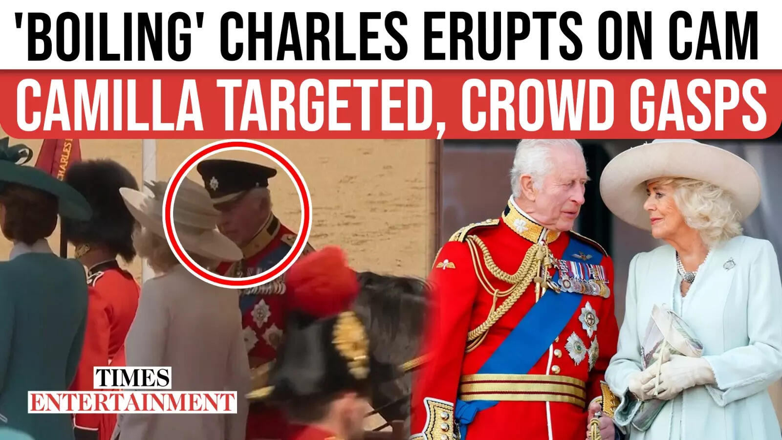 CAUGHT ON CAMERA: King Charles SNAPS At Camilla In Public | “On My Way Out” Meltdown STUNS Crowd - Times of India