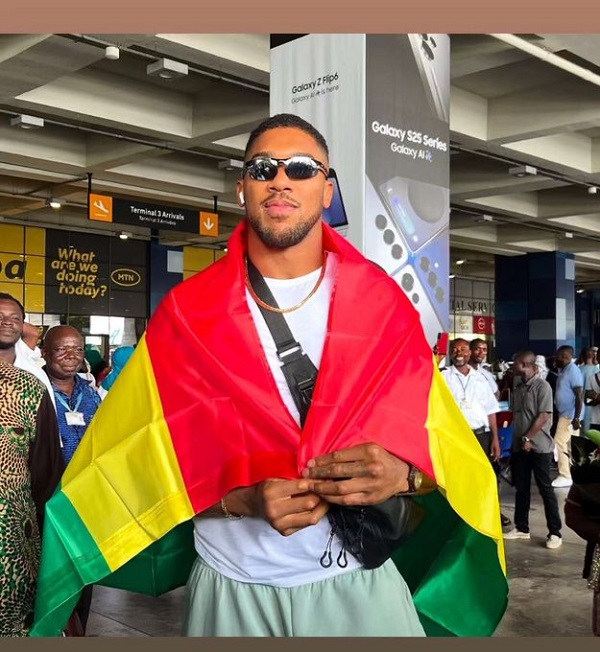 Anthony Joshua storms Ghana ahead of Sharaf Mahama's 'Battle of the Beasts' event