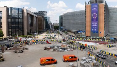 Brussels city begs EU for cash to finish Schuman roundabout works – POLITICO