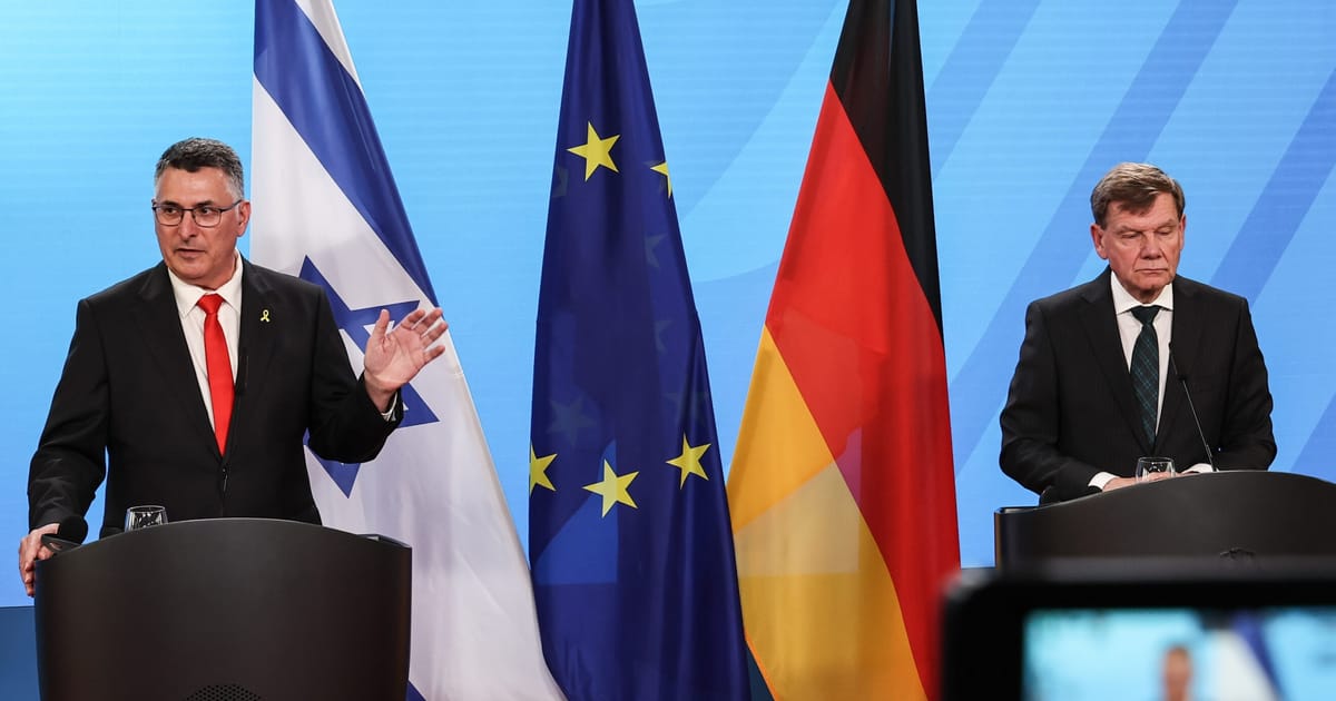 Germany’s foreign minister condemns Israel’s approval of new West Bank settlements – POLITICO