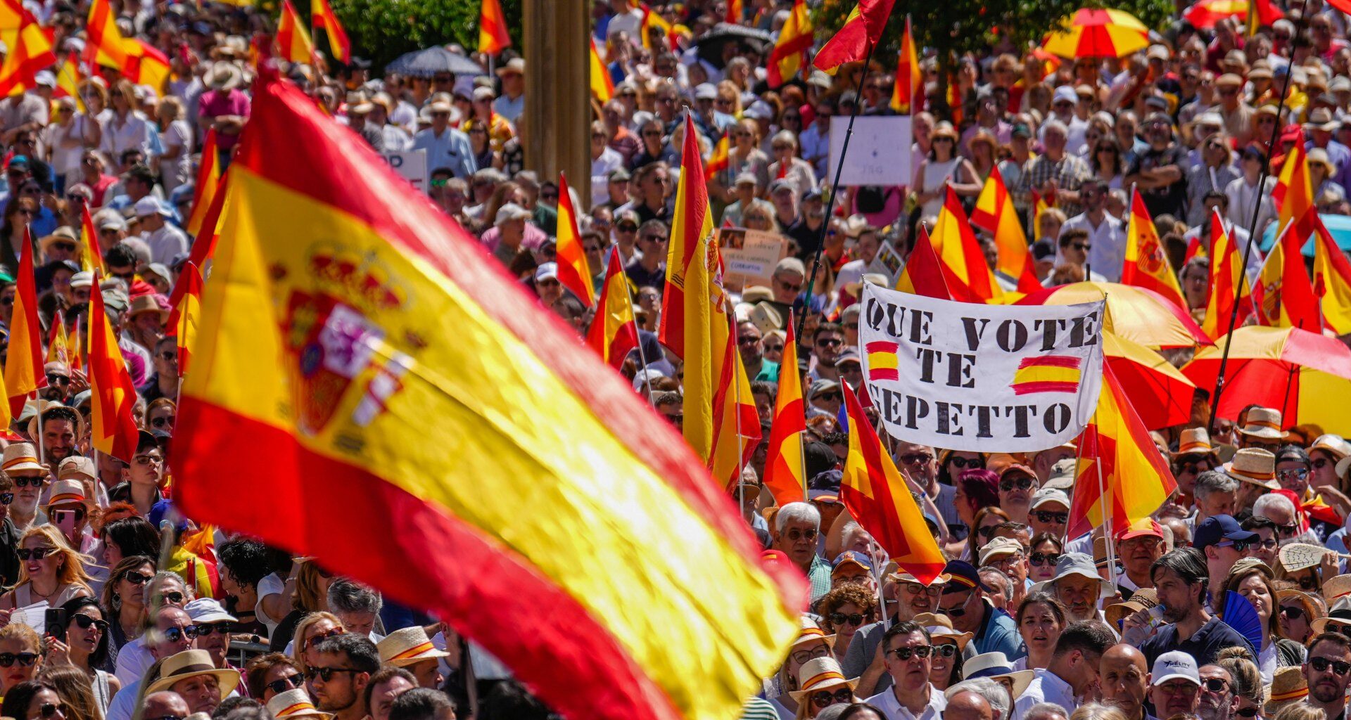 Mass demonstration calls for Spain’s leader to resign over corruption | Protests News