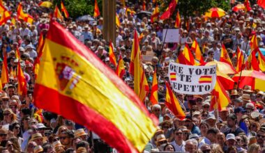 Mass demonstration calls for Spain’s leader to resign over corruption | Protests News