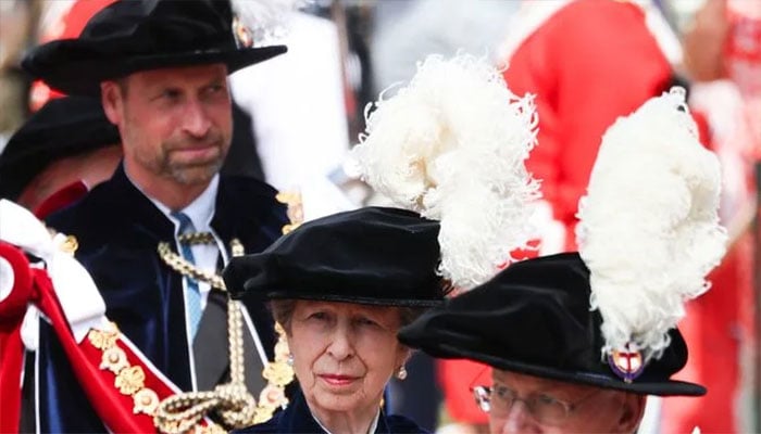 Prince William and Anne step out in style at Windsor