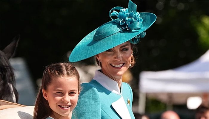 Princess Charlotte wearing Princess Kate’s favourite piece.