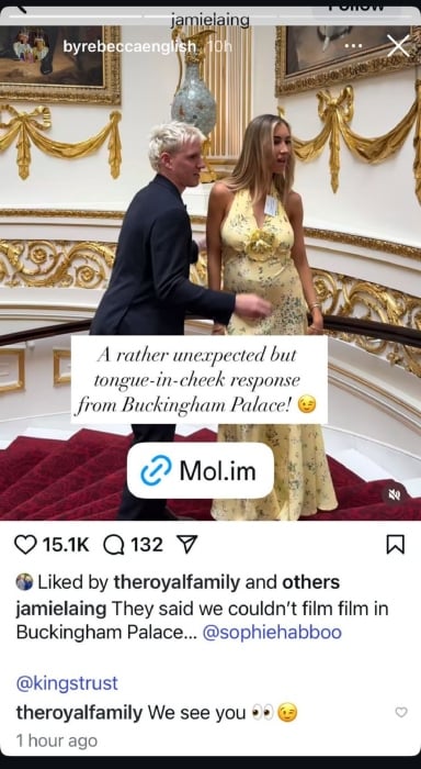 Royal Family receives support after surprise comment on controversial video
