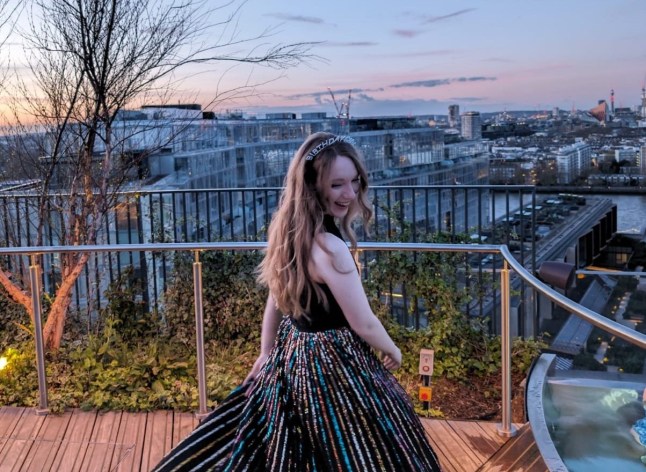 Courtney Pochin at Joia rooftop in Battersea