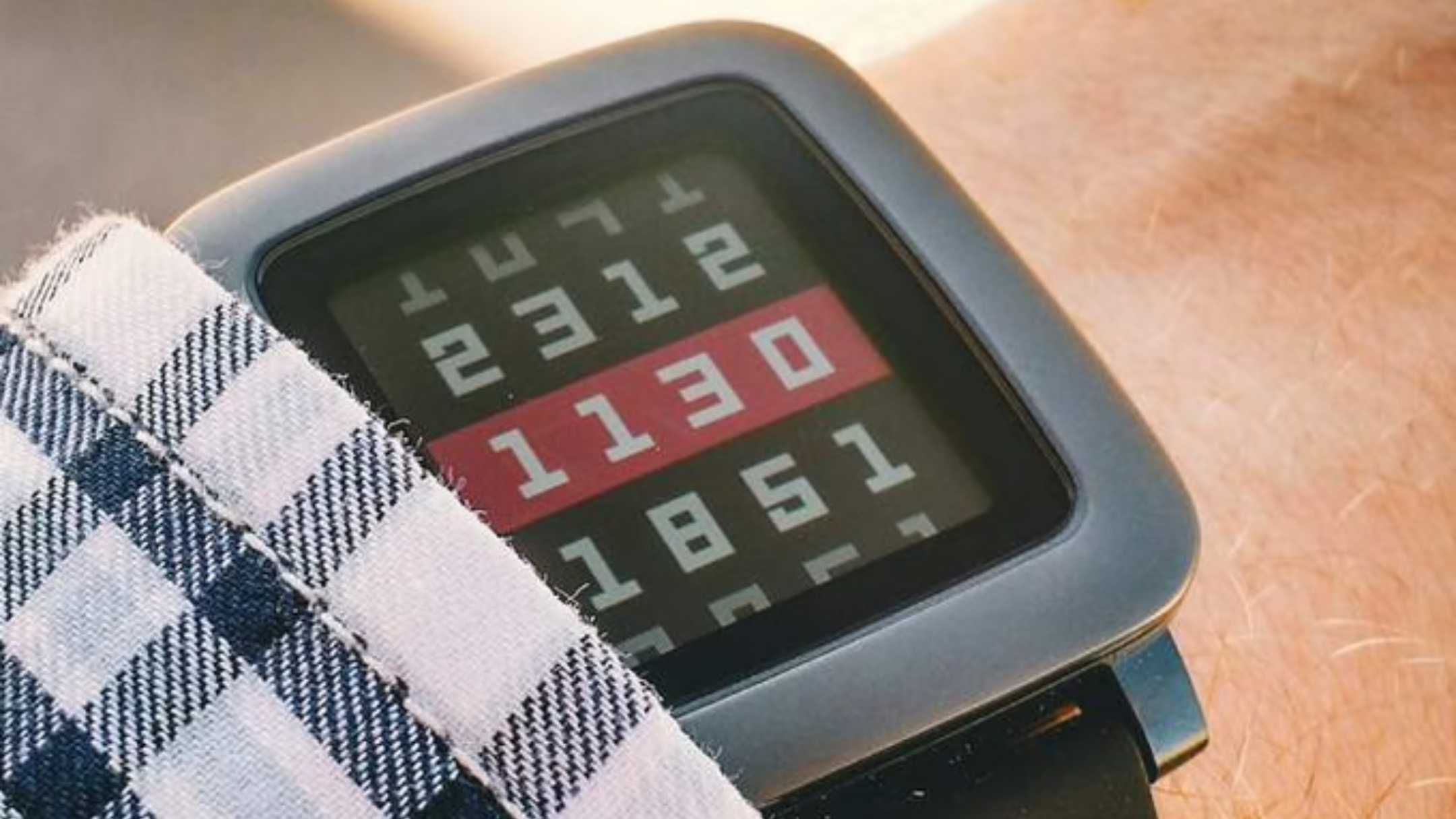 Pebble Time and wrist