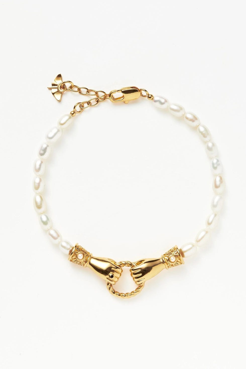 Harris Reed In Good Hands Pearl Bracelet
