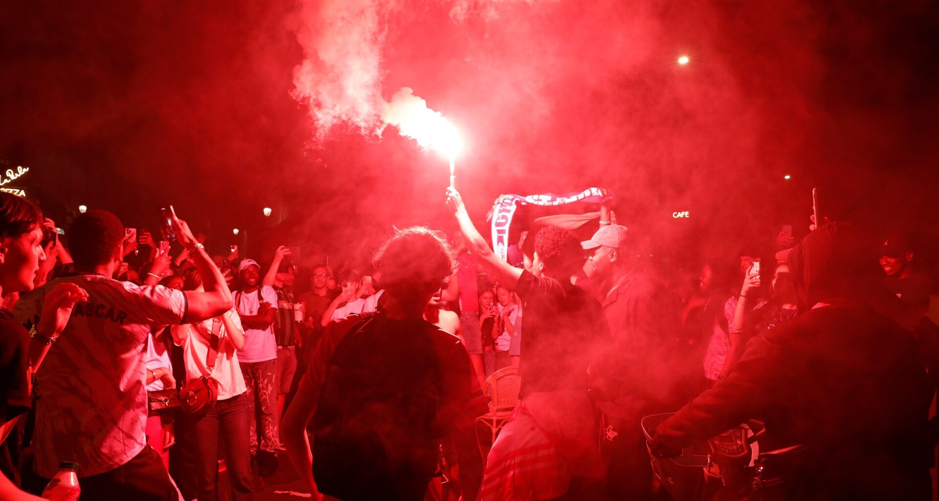 Hundreds arrested in violent clashes across Paris as PSG fans celebrate first Champions League