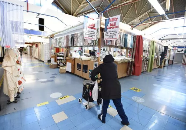 Birkenhead Market is much quieter now than it used to be