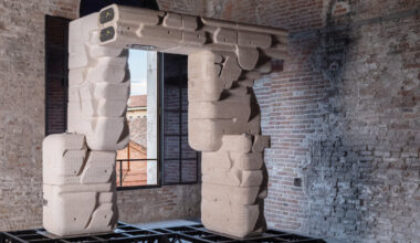 venice biennale exhibits 3D printed marble dust installation