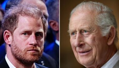 Prince Harry will have left King Charles ‘deeply hurt’ after latest name change revelation ‘widened the royal rift’