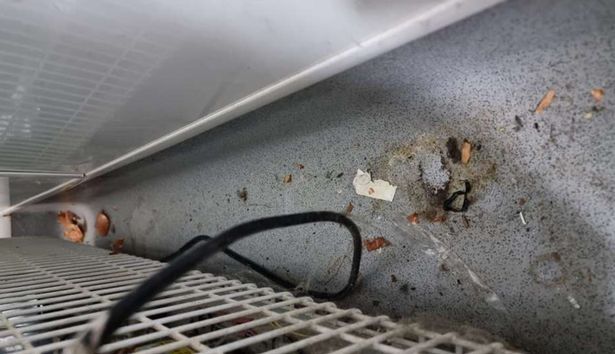 One photo taken during the inspection that led to a zero food hygiene rating