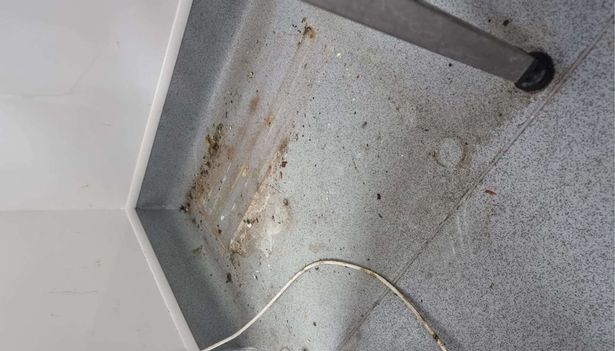 Parts of the kitchen was found to be dirty according to inspectors
