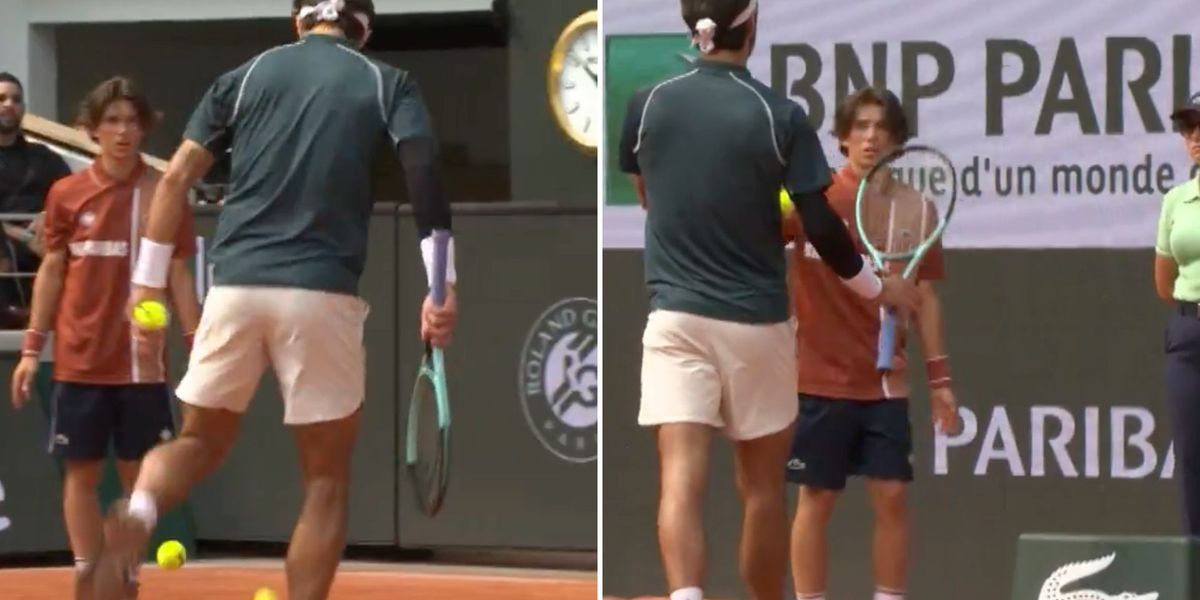Lorenzo Musetti avoids disqualification after hitting line judge with ball at French Open