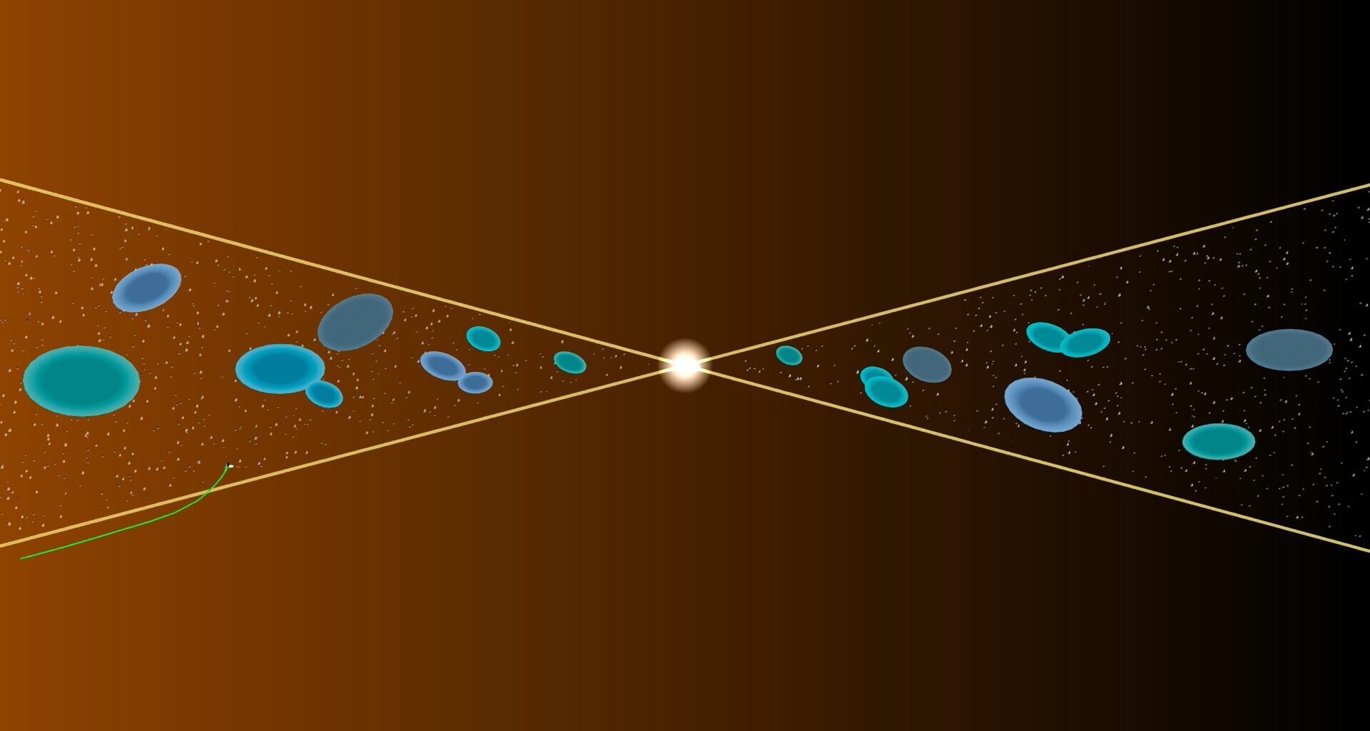 Particles energized by magnetic reconnection found in nascent solar wind