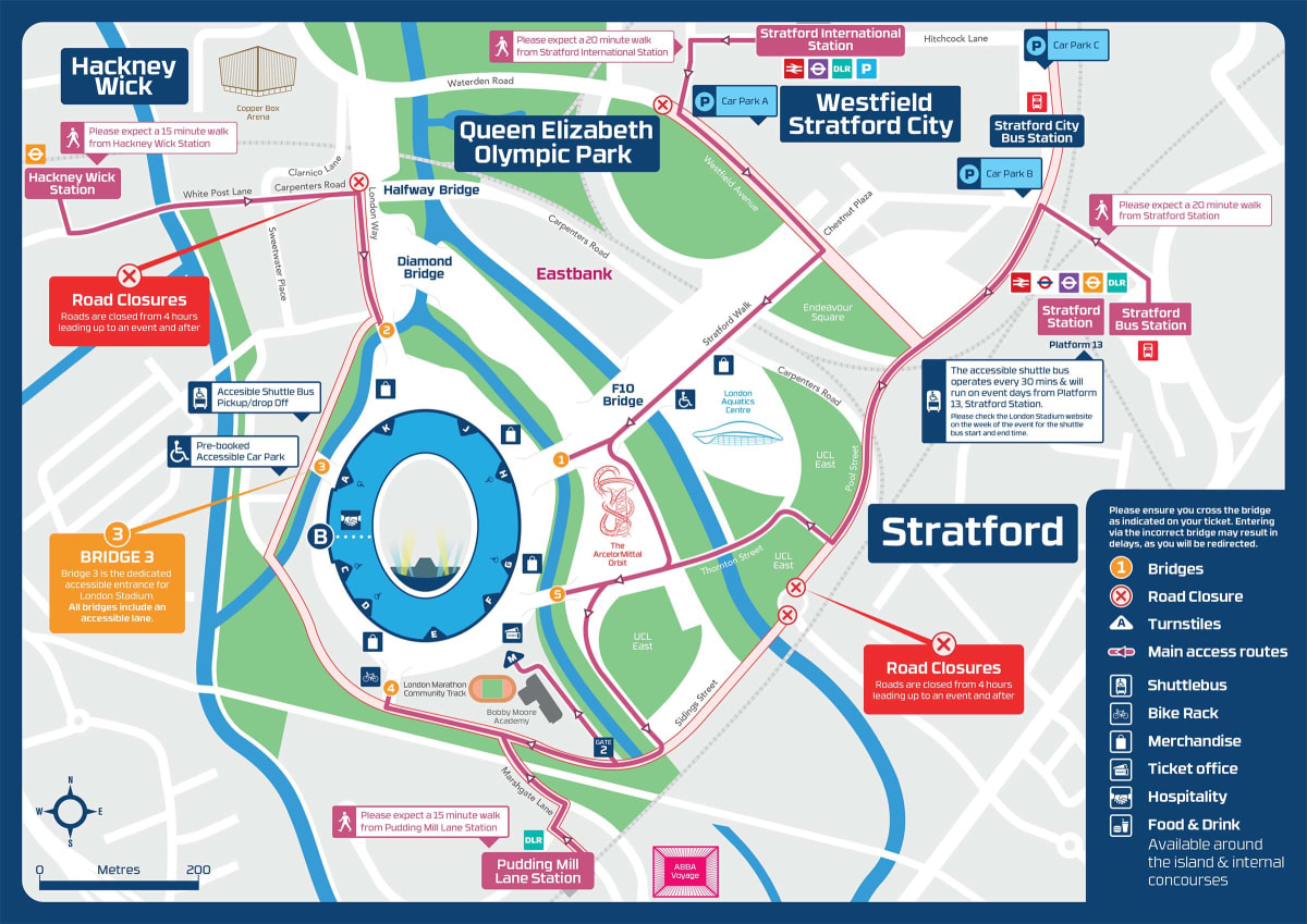 London Stadium Map