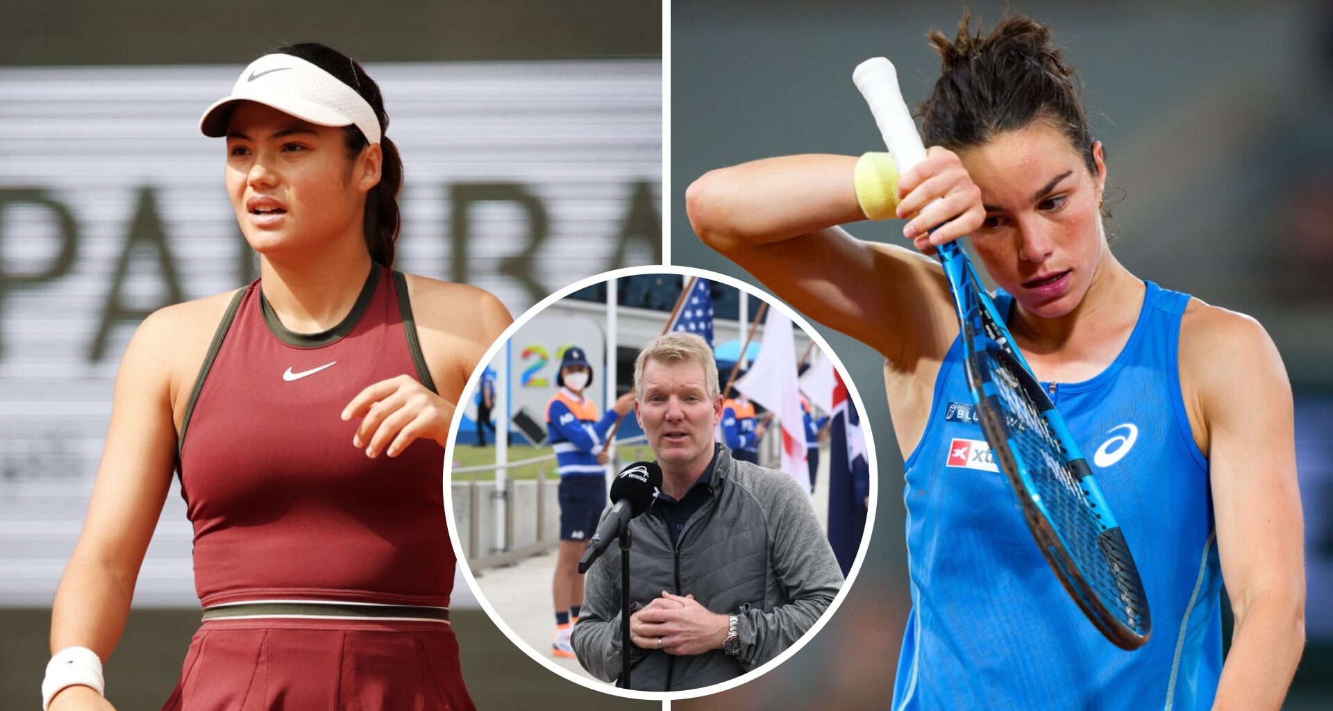 Jim Courier points out what is different about Lois Boisson and Emma Raducanu after her shock French Open run