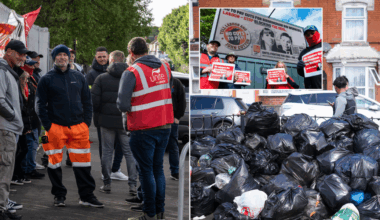 Workers vote to continue industrial action until CHRISTMAS in row over pay