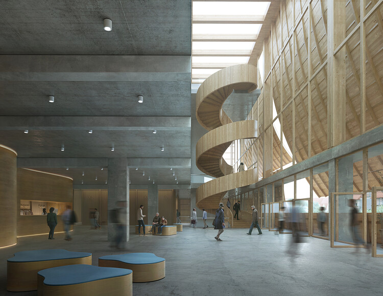 ADEPT Wins Competition to Transform Former Warehouse Into Haus Der Musik in Braunschweig, Germany - Image 2 of 6