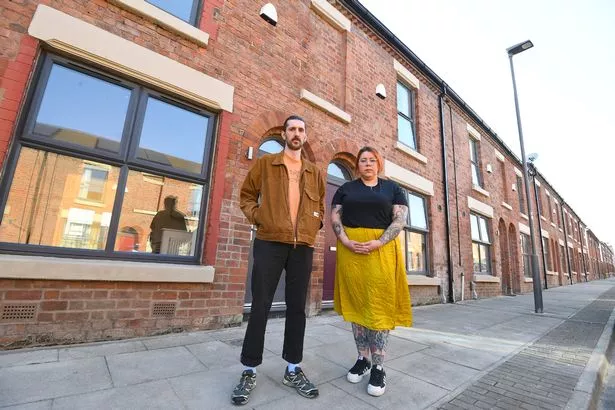 Welsh Street residents Michael McKeown and Steph Synyszyn