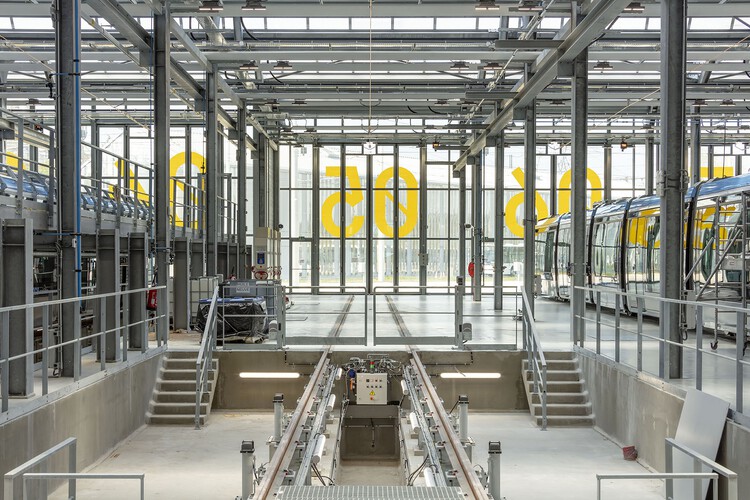 Maintenance and Storage Center T9 Tramway / Ferrier Marchetti Studio - Image 4 of 27