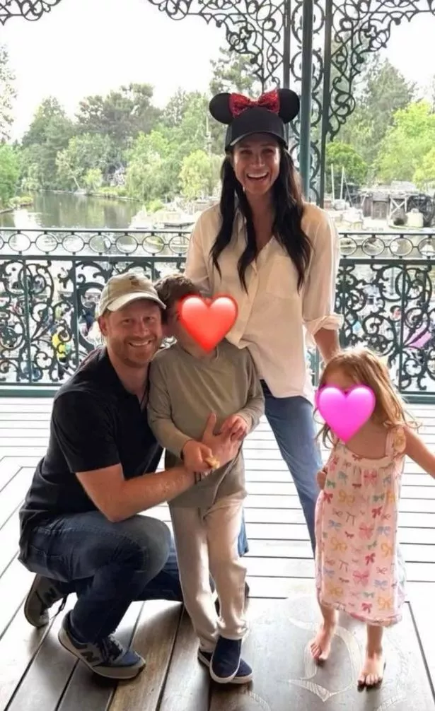 Meghan Markle took a Disneyland trip with Prince Harry and their kids 