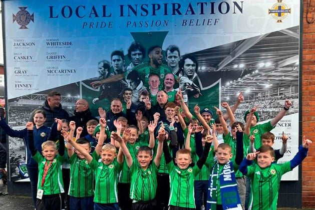 New mural in Belfast pays homage to NI football legends