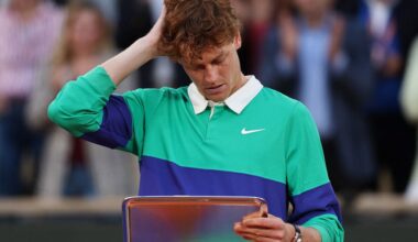 Jannik Sinner's shouted message to coach emerges after agonising French Open final loss to Carlos Alcaraz