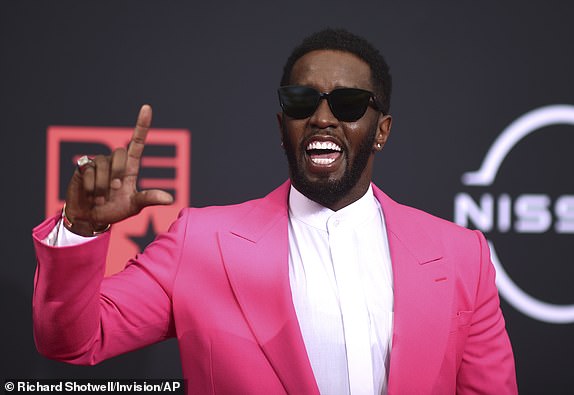 FILE - Sean "Diddy" Combs arrives at the BET Awards, June 26, 2022, at the Microsoft Theater in Los Angeles. (Photo by Richard Shotwell/Invision/AP, File)