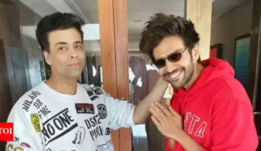 Karan Johar on patching up with Kartik Aaryan, calls him a very connective big star: ‘In a family, gile-shikwe ho jaate hain’ | Hindi Movie News
