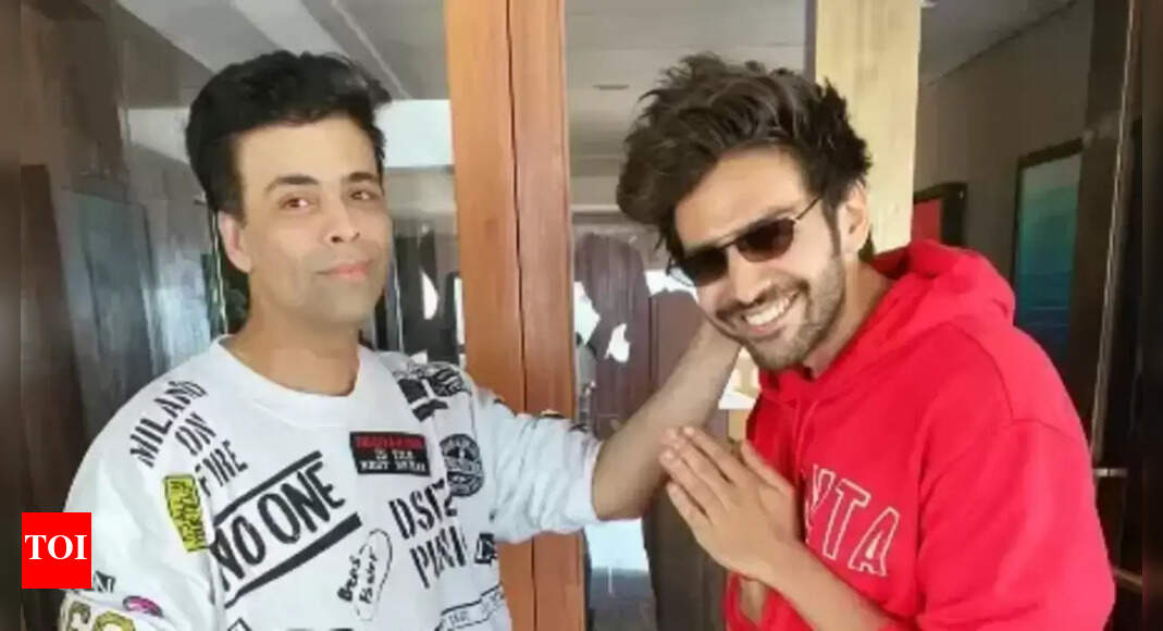 Karan Johar on patching up with Kartik Aaryan, calls him a very connective big star: ‘In a family, gile-shikwe ho jaate hain’ | Hindi Movie News