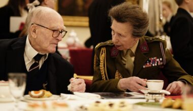 Princess Anne ‘screamed’ after comedian spilt hot tea on her legs