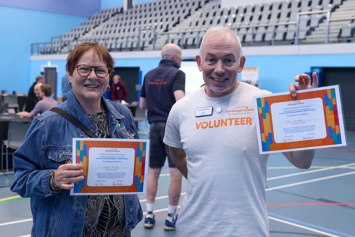 Edinburgh Leisure celebrates its volunteers