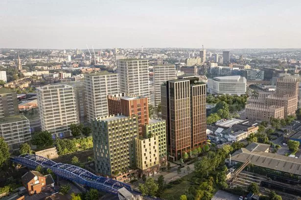 An artists impression of new student accommodation on Albert Road in Bristol