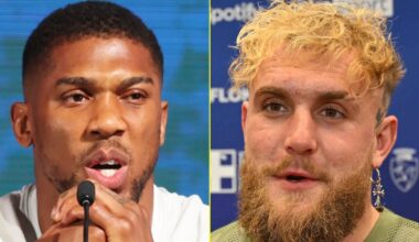 Jake Paul leaks Anthony Joshua private messages as pair get brutal over fight and Daniel Dubois KO