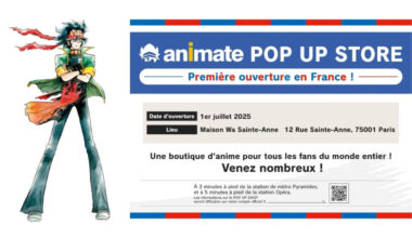 animate Pop-Up Store is Coming to France! Set to Open on July 1st, 2025