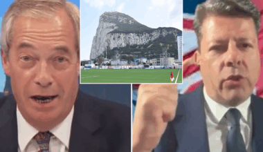 Gibraltar’s chief quizzed by Nigel Farage about Rock being 'less British’ after post-Brexit deal